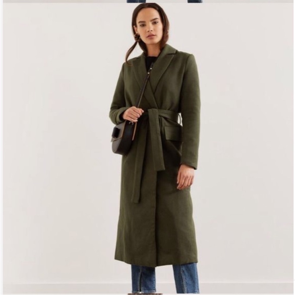 Modern Citizen Aria open tie front winter coat